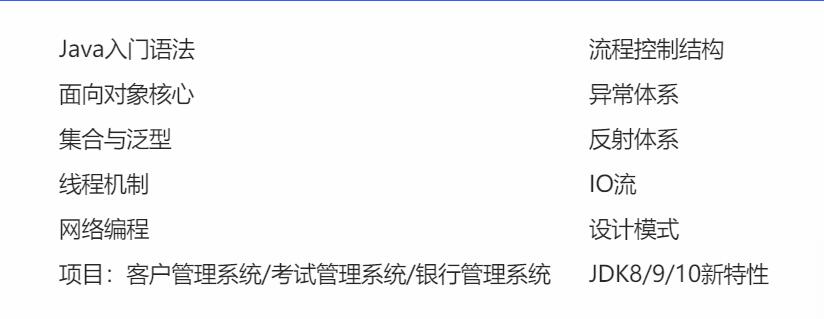 大数据培训课程内容